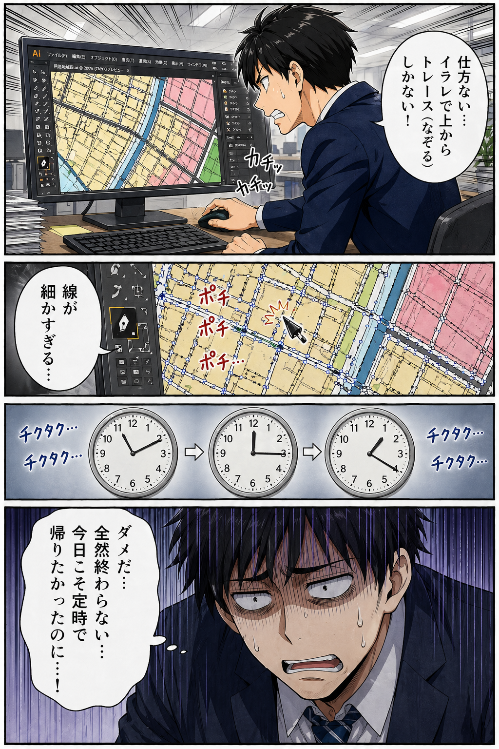 漫画2ページ目