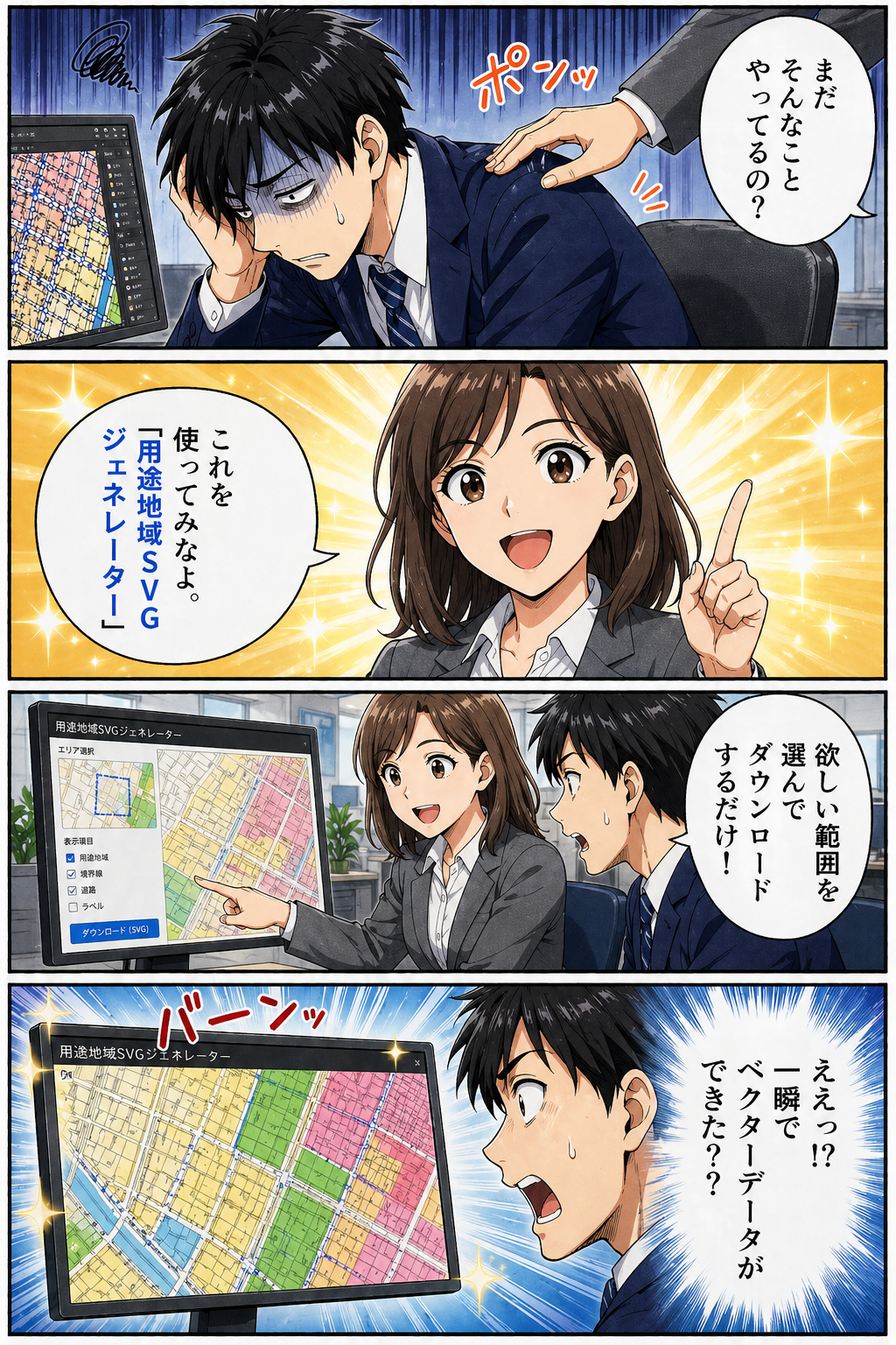 漫画3ページ目
